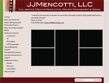 Tablet Screenshot of jjmencottillc.com